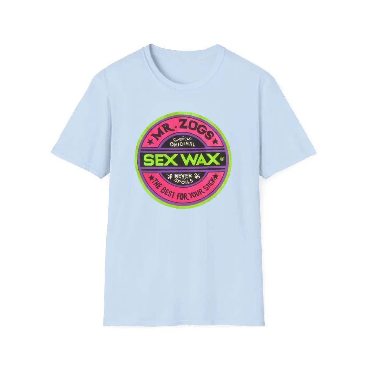 Mr. Zogs Sex Wax Large Neon 2 Logo Premium T-Shirt Outlaw Surf