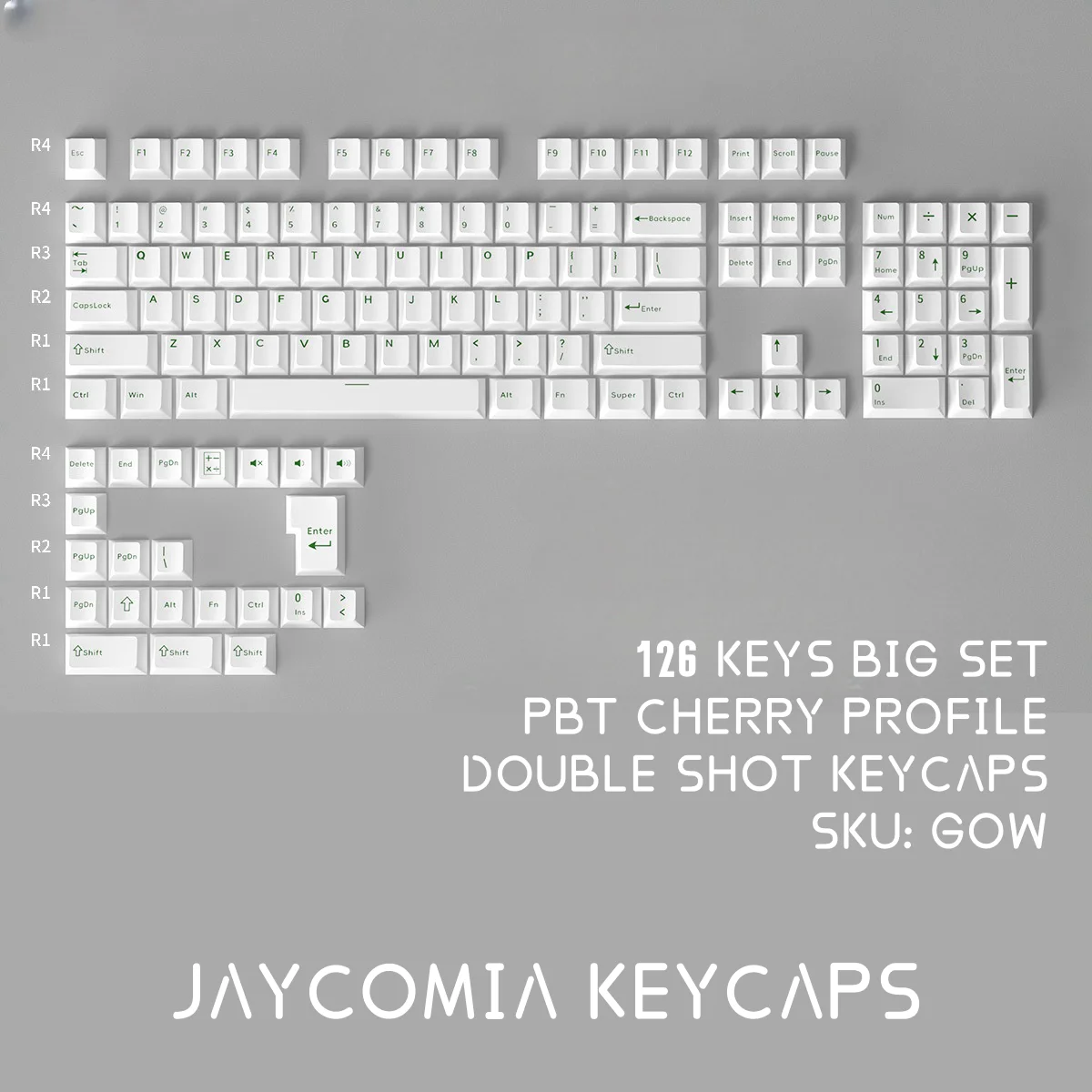 PBT Keycaps Wit Roze WOB keycap Double Shot 126 toetsen ISO Alice Layout Cherry Profiel voor Cherry MX mechanisch toetsenbord
