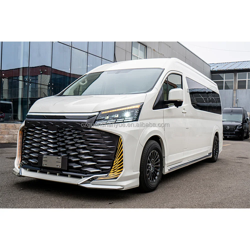 Car body parts Front Rear Bumper Modified Bodykit For HIACE Upgrade Alphard Body Kit