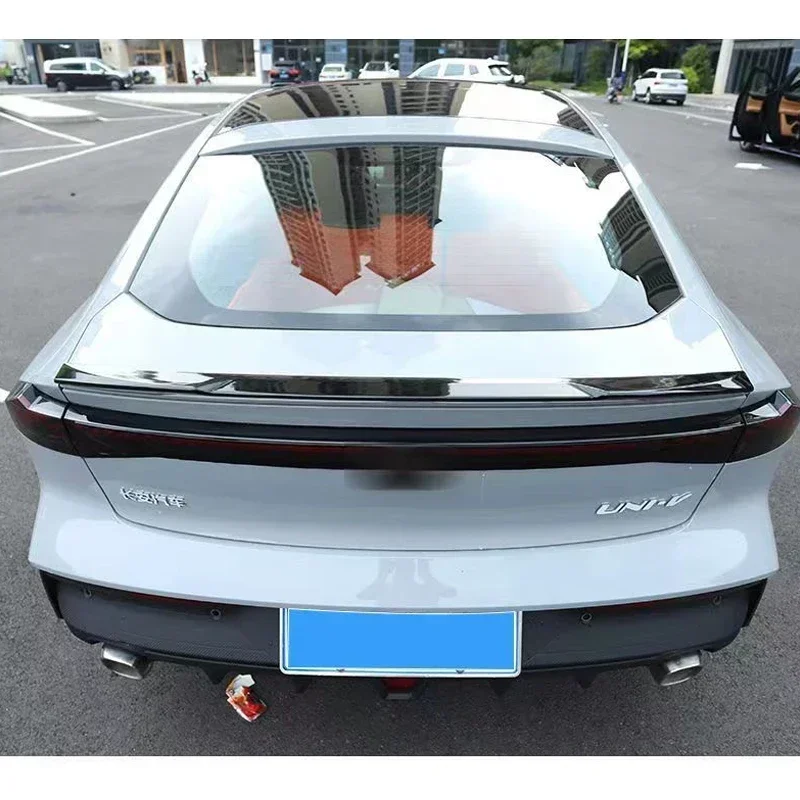 Carbon Surface Spoiler for CHANGAN UNI-V Exterior Decorative UNIV Rear Wing 2022 2023 Tail Fin Accessories