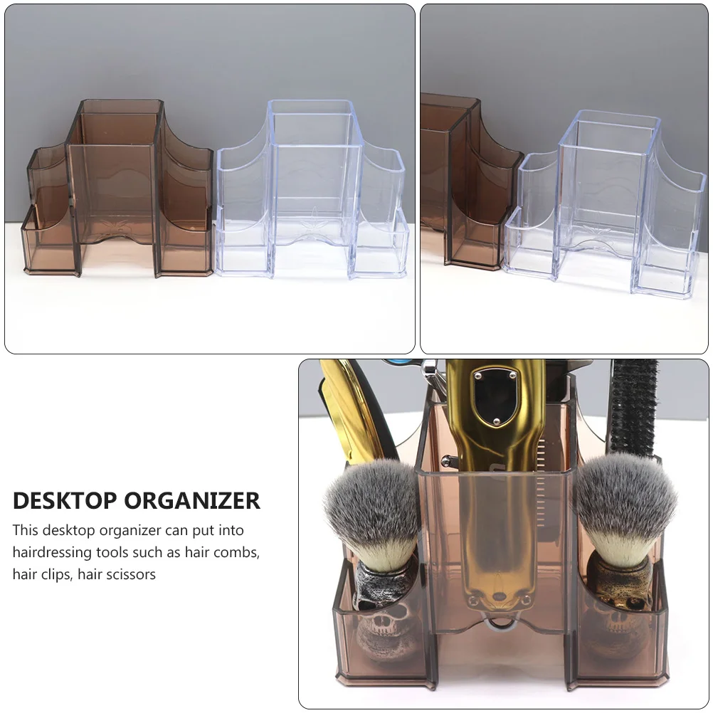 كبير متعدد الوظائف تصفيف الشعر أداة المنظم الاكريليك مخزن للمكياج صندوق الحلاق صالون الشعر حامل تخزين الحاويات
