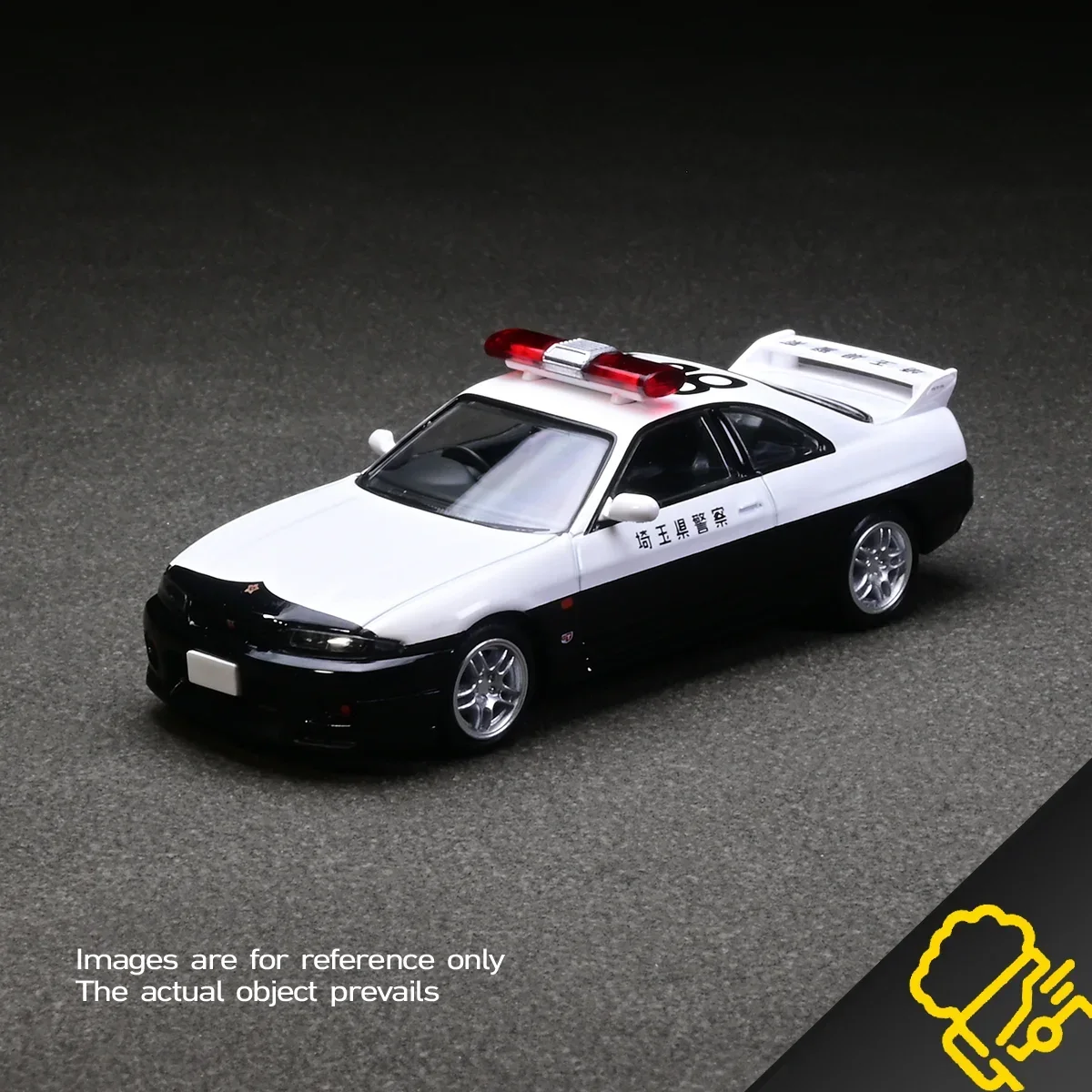 TOMICA TLV 1:64 LV-N322a GTR R33 Police car,alloy die cast static car tide play model,children's holiday gift, Adult collection.