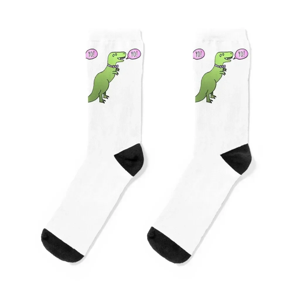 Yo Dino Socks aesthetic christmas gifts Man Socks Women's