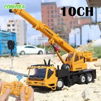 HUINA RC Truck Bulldozer Loader Tractor Model 1/24 10CH Engineering Vehicle 2.4GRadio Controlled Cars Toys for Boys Children Kid