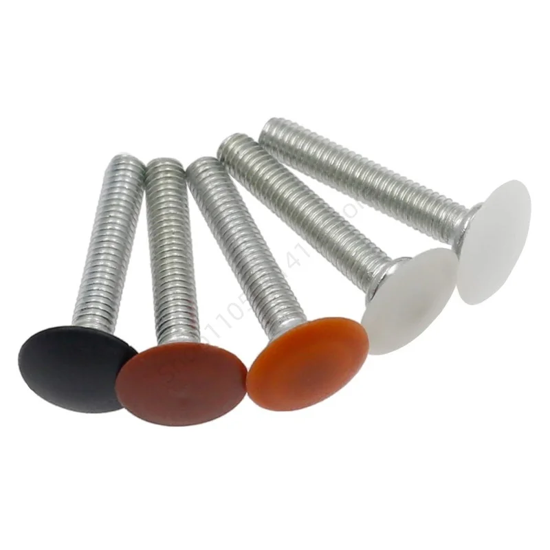 100Pcs Self-tapping Screws Decor Cap Waterproof Rust-proof Dust Plug Cross Screws Decor Cover Furniture Screws Hole Decor Cover