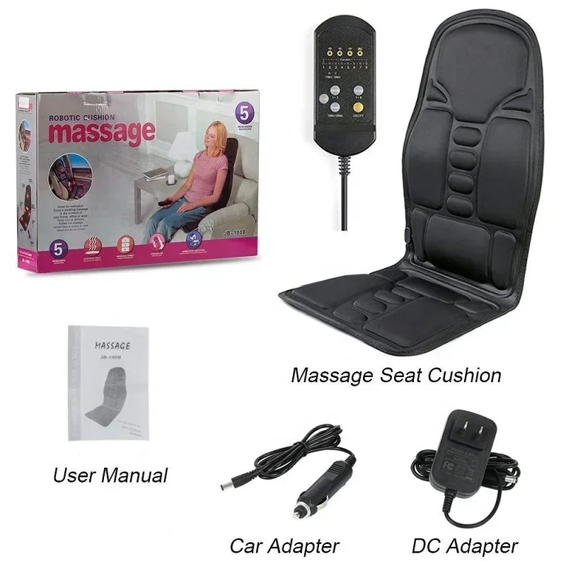 Comfier Massage Chair with Heat Back Massager With Vibration Motors Massage Chair Pad Chair for Back Gifts