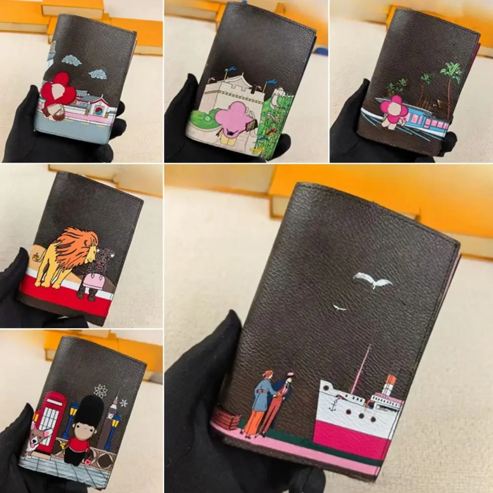 

Fashion Breathable Passport Holder Multi-Functional Waterproof Mini Card Bag Wear-resistant Passport Protective Case Daily