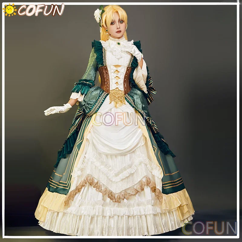 COFUN Game Lord of The Mysteries Audrey Hall Cosplay Costume Halloween Outfits Women Dress Long Gorgeous Lolita Dress