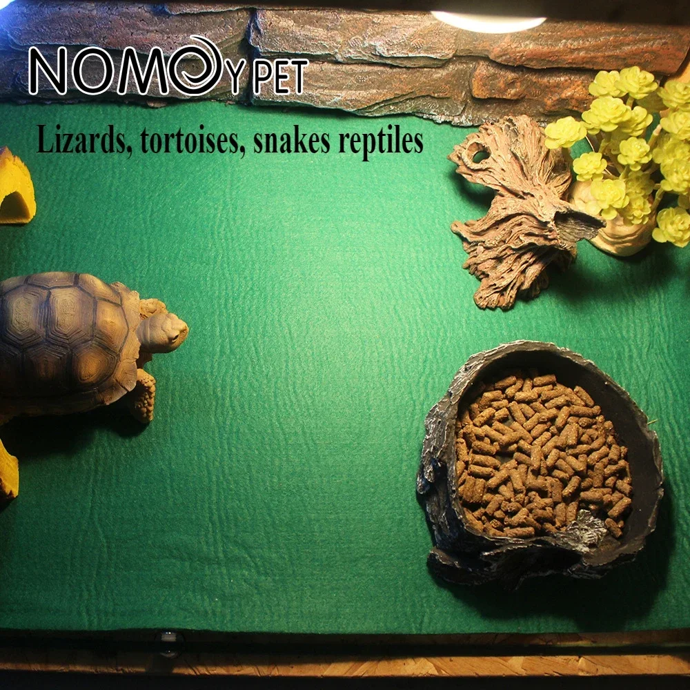 Reptile Terrarium Carpet Lizard Turtle Snake Horned Mat Liner  Polyester Water-absorbing Moisturizing Carpets Reptiles Supplies