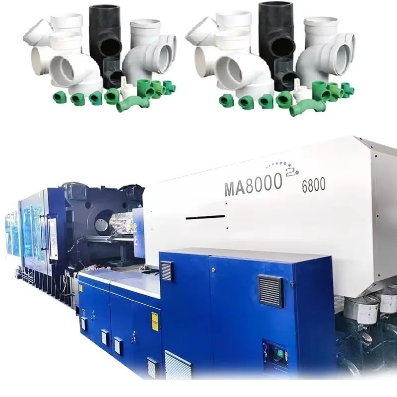 800 Ton Heavy Duty Horizontal Injection Machine with Core Pump Gearbox for Plastic Molding on Sale Custom