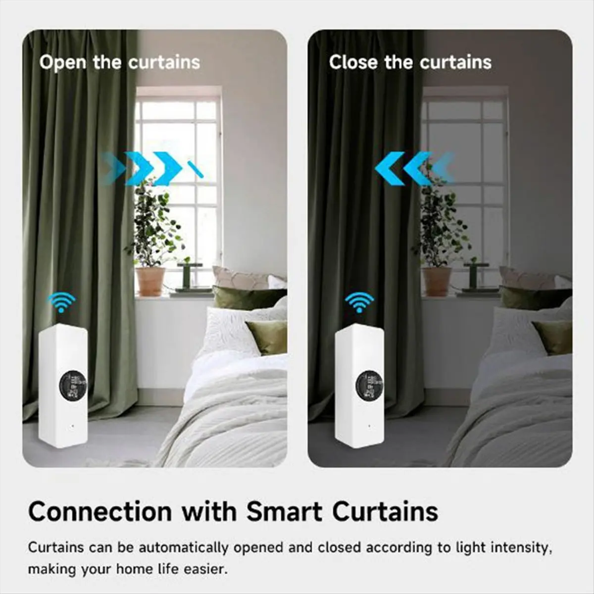 Fashion Tuya ZigBee Light Sensor Luminance Sensor Beam Sensor Real-Time Luminance Detection Smart Home Automation App Control