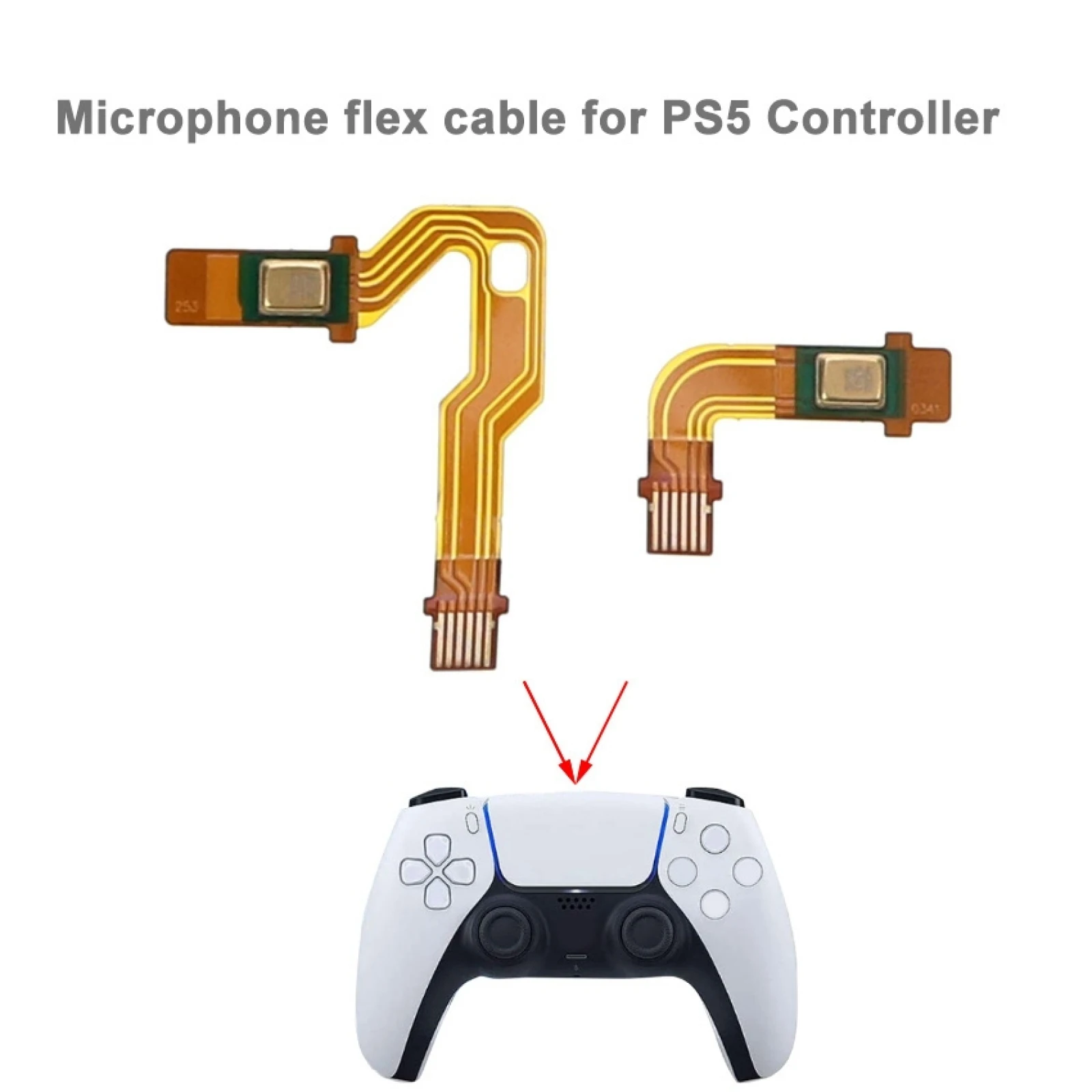 For PS5 Controller Microphone Flex Cable Repair Parts 1 Generation Short