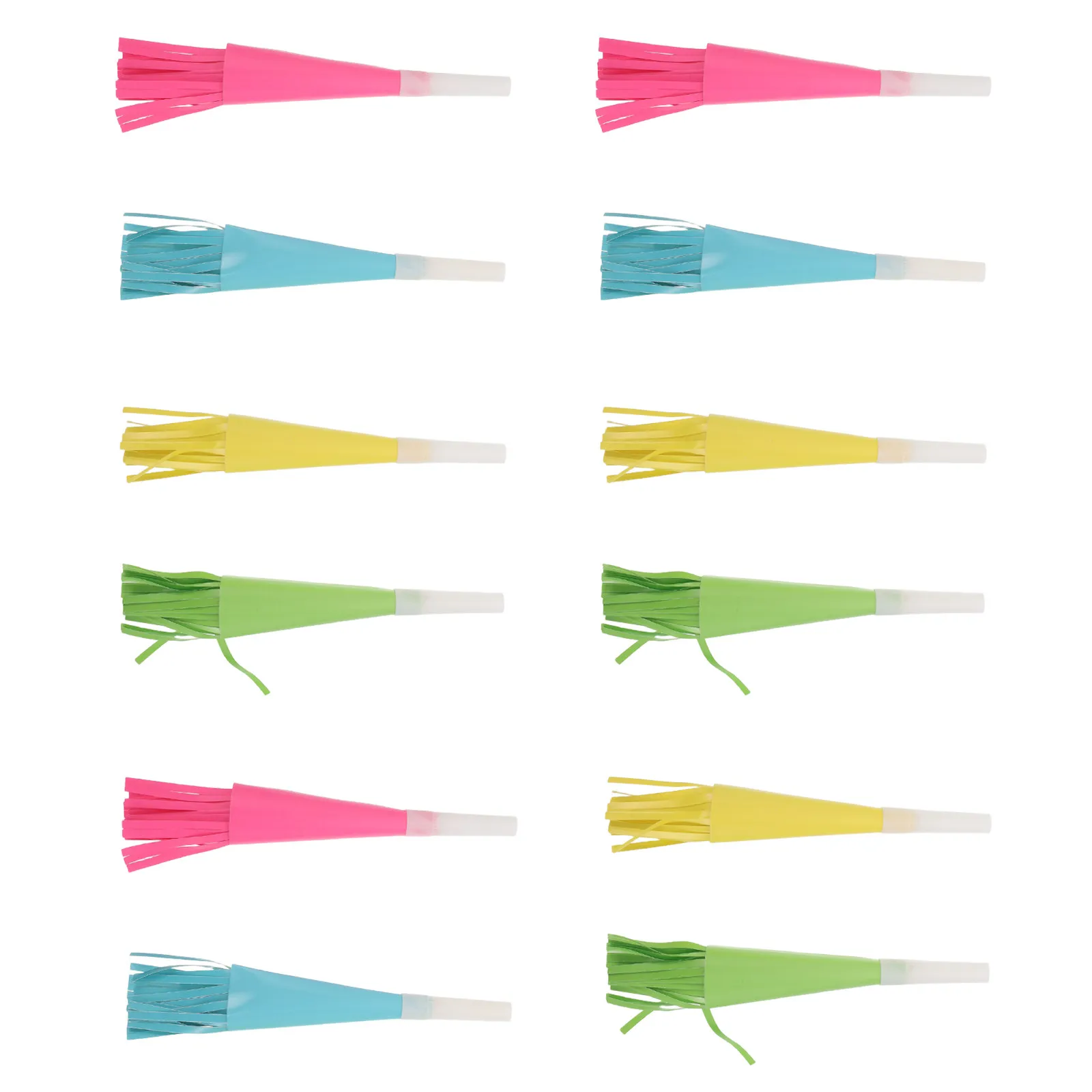 

12Pcs Colorful Tassel Whistles Party Favor Blowers Fun Kids Whistle Blowers Novelty Noisemaker Blow Party Favors Birthday