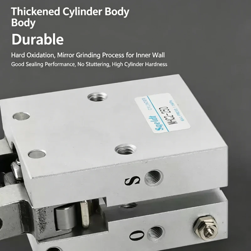 Pneumatic Finger Cylinder Clamp MHC2-10D/16D/20D/25D/32D/10S/16S/20S/25S/32S