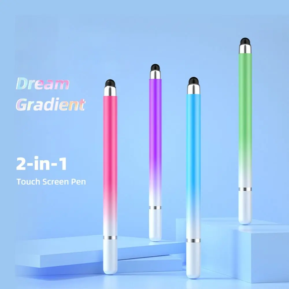 Universal 2 in 1 Stylus Macaroon Pen Touch Screen Stylus Touch Pencil Tablet Android Phone Accessories