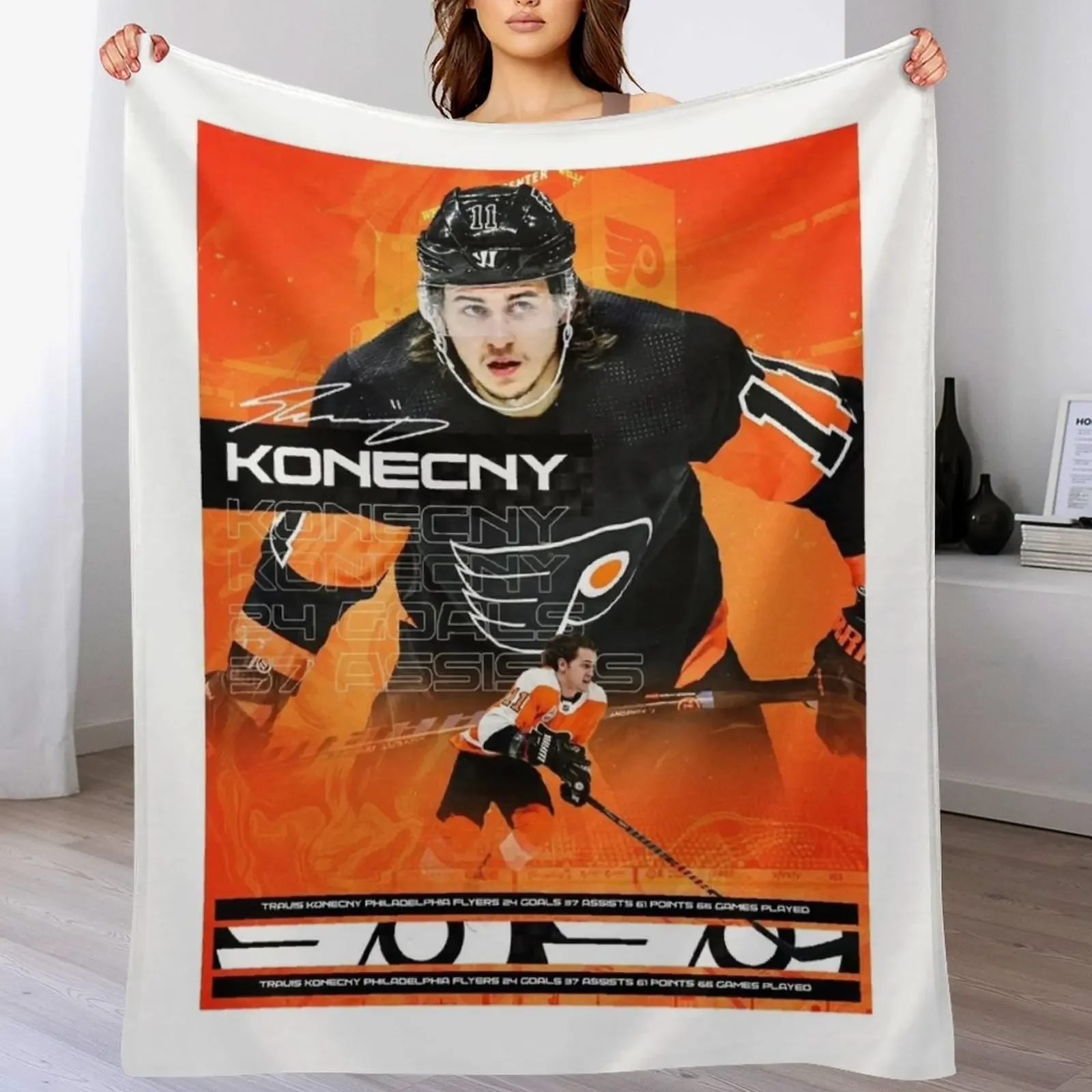 Плед Travis Konecny, мягкий и комфортный плед для чтения и просмотра телевизора