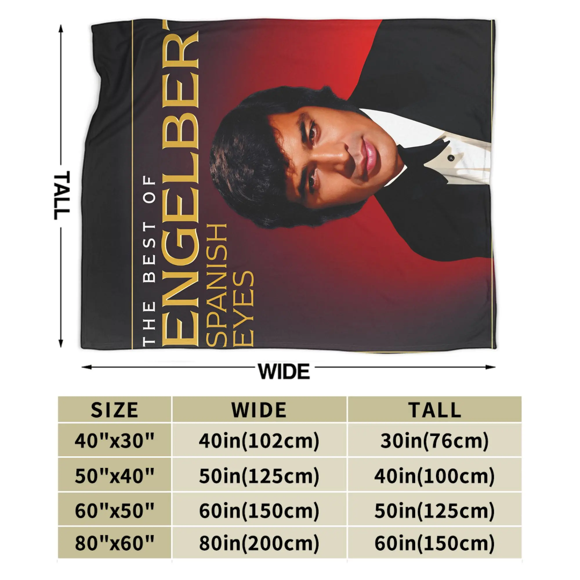 새로운 Engelbert Humperdinck 플란넬 담요 겨울 부드럽고 내구성이 뛰어난 소녀 소년용 의자용 담요 플러피 침대 커버 소파 침대 커버