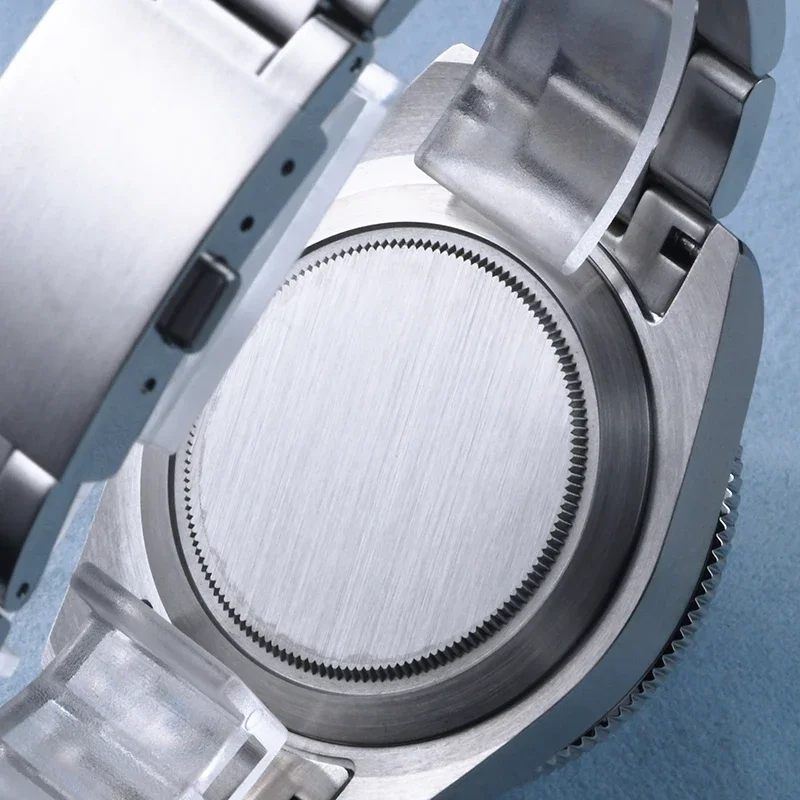 Caja de reloj HEIMDALLR, caja de reloj de buceo de acero inoxidable, cristal de zafiro, 20bar, resistente al agua, apto para movimiento automático NH35A NH36A