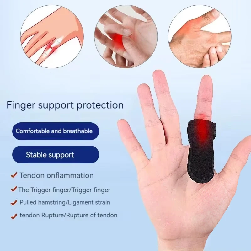 Fingerschiene Triggerfinger für Arthritis in der Verlängerung Gebrochene Fingerverletzung Fingerstabilisator Klammer Fingerstützklammer