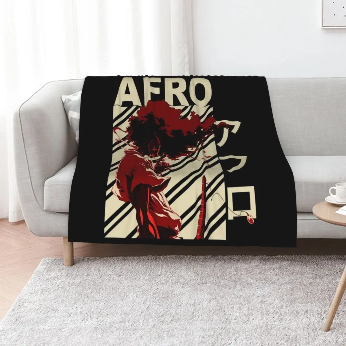 

AFRO - Vintage Art Throw Blanket Softest Luxury Throw Furrys Thins Blankets