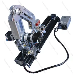 Multi Axis Robotic Arm Industrial Stepping Metal Manipulator for Arduino 2560 Robot DIY Kit with Suction Cup/Stepper Motor Claw