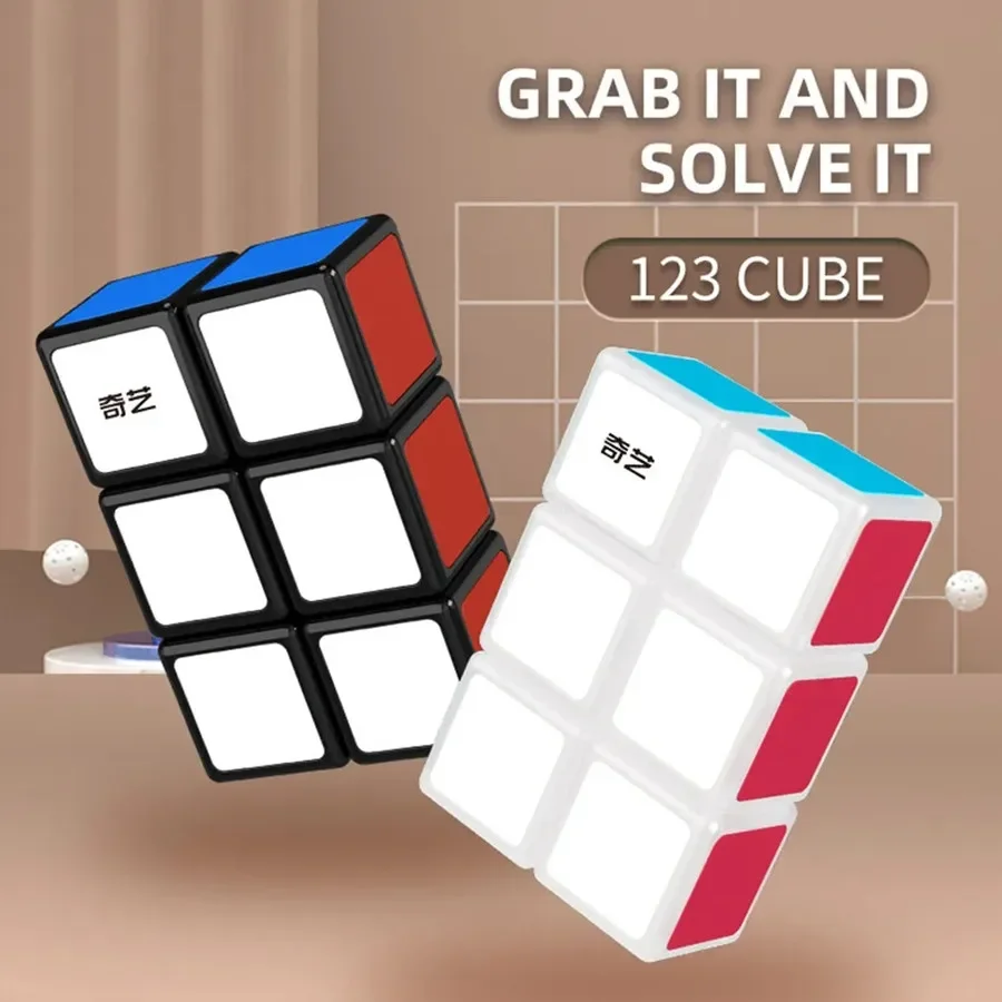 Qiyi-Speed Magic Cubes, Brinquedos Educativos Puzzle, Presentes de Aniversário, 1x2 3, 2x3x3x3, 3x3, 123, 223, 234, 133