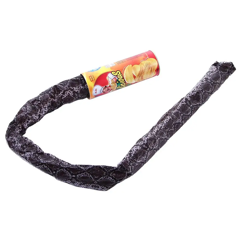 Party Jokes A Can Gag Fool Day Halloween Gift The Potato Chip Snake Can Jump Stage Toy Magic Tricks Spring Snake Toy