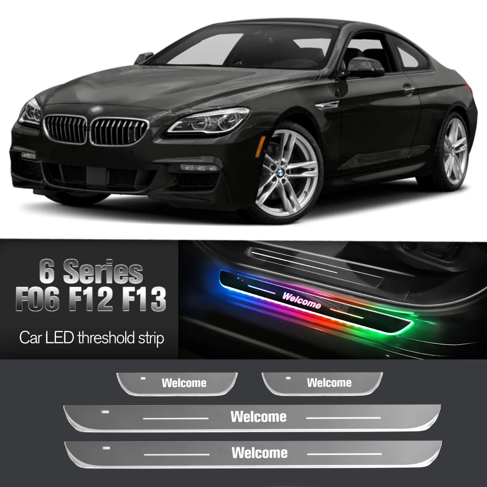 

Car Door Sill Light For BMW 6 Series F06 F12 F13 2010-2017 2015 Customized Logo LED Welcome Threshold Pedal Lamp Accessories