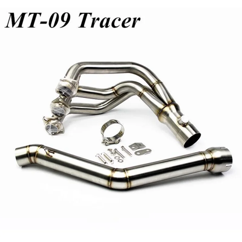 

For Yamaha FZ-09 MT09 2014-2019 Motorcycle Exhaust Manifold Modified Front Tube Stainless Steel Full System Motorcycle MT09