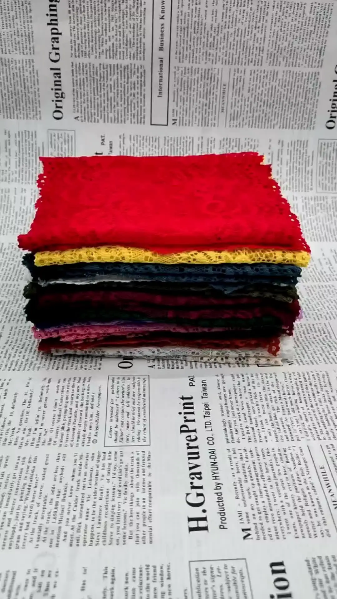 Flor padrão tecido guarnição do laço, DIY artesanato Material, fita de alta qualidade, atacado, 1 jarda