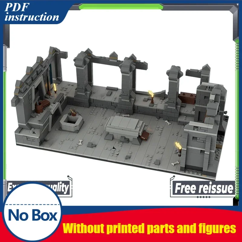 Anello Modello di film Moc Mattoni da costruzione Terrificanti lapidi minerari Tecnologia Blocchi modulari Regali Giocattoli di Natale Set fai da te Assemblaggio