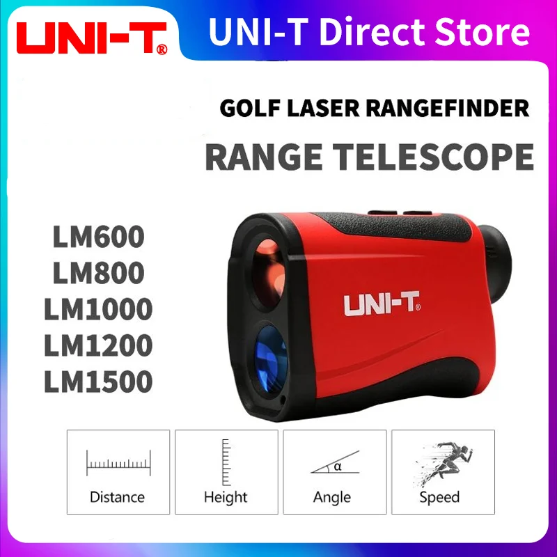 UNI-T Golf teleskop dalmierz laserowy przenośny teleskop dalmierz laserowy UNI-T LM600 LM800 LM1000 LM1200 kąt wysokości