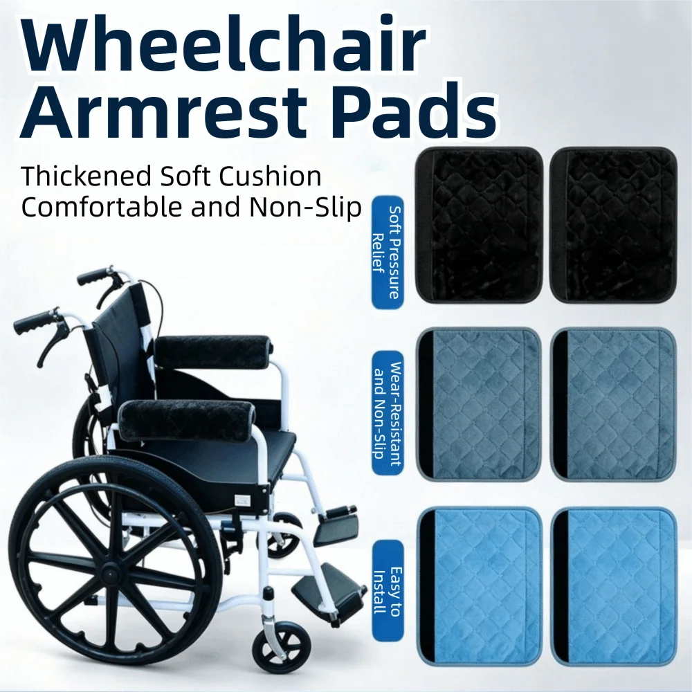 Soft Walking Aid Handle Gloves Breathable Waterproof Armrest Cushion Reversible Leak-proof Wheelchair Armrest Pad