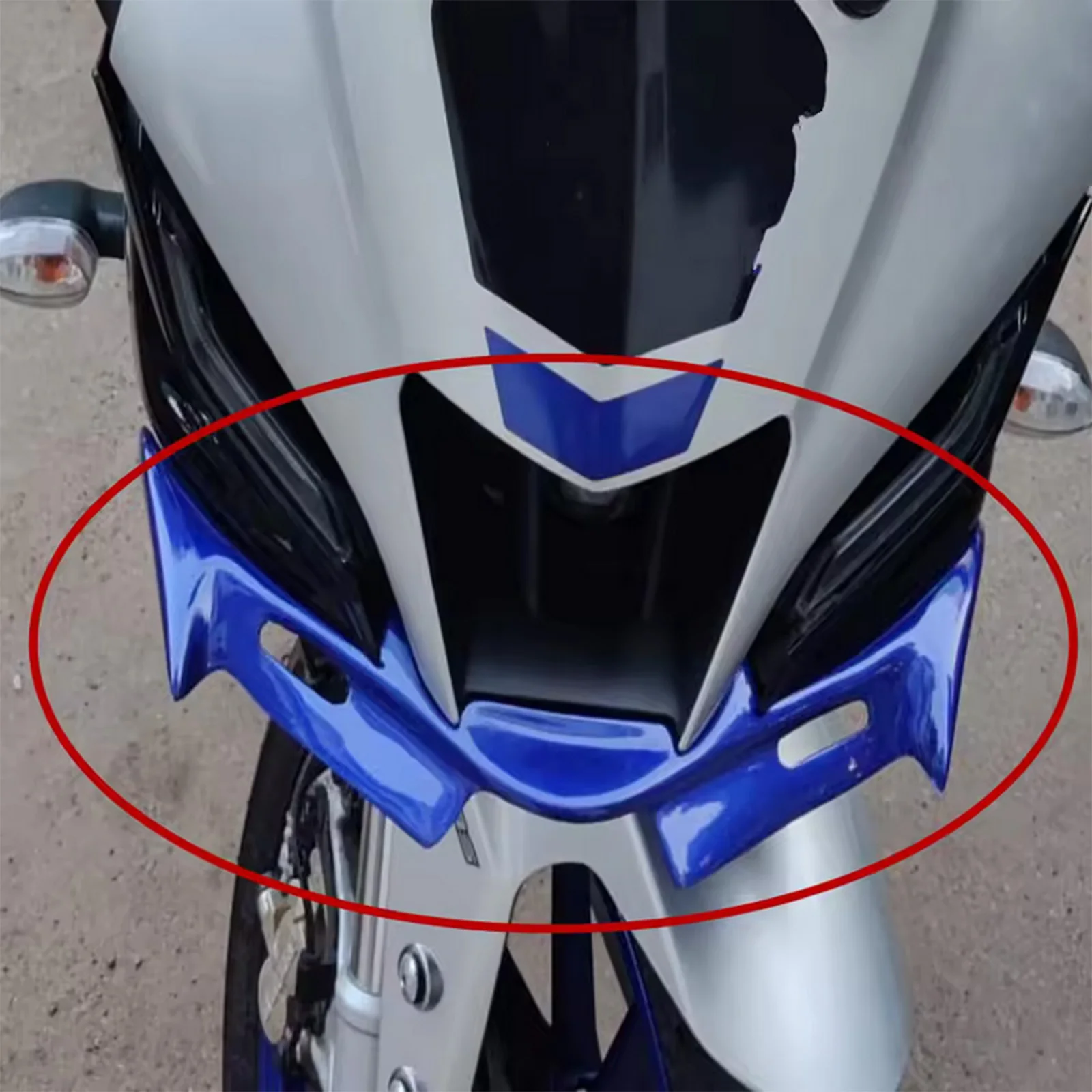 غطاء حماية الجناح الأمامي للدراجة النارية لياماها YZF R15 V4 R15M 2021 2022 2023 ملحقات أجنحة الديكور #3