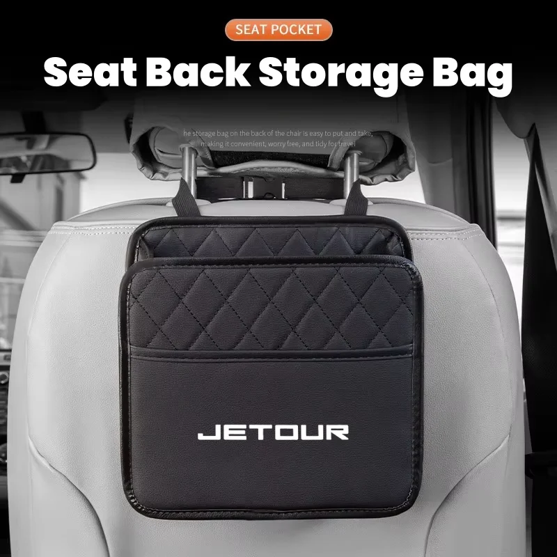 

Car Backseat Storage Box Car Organizer Auto Waterproof Phone Pocket For JETOUR X70 X90 PLUS X70S X70M X95 Accessories