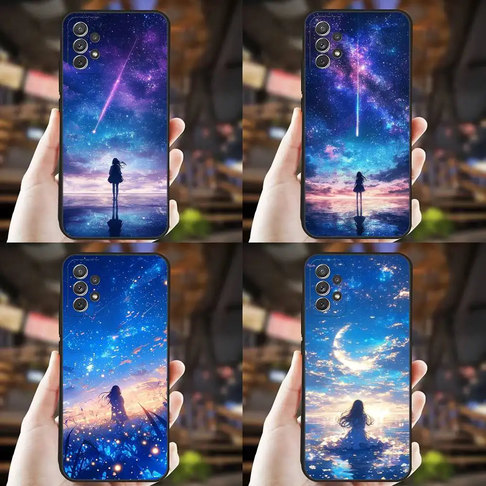 

Dazzling Sky Phone Case For Samsung S25,S24,S21,S22,S23,S30,Ultra,S20,Plus,Fe,Lite,Note,10,9,5G Black Cover
