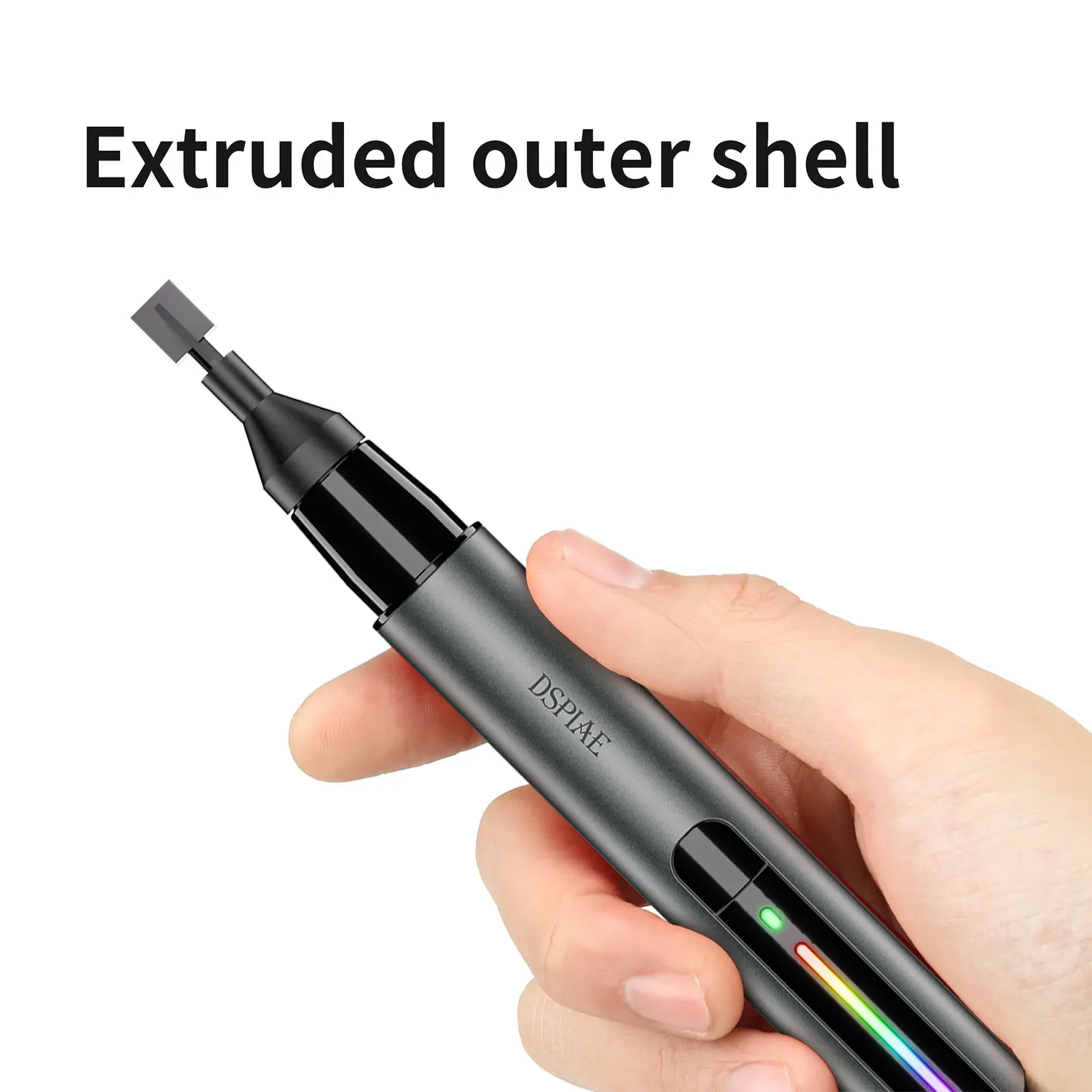 DSPIAE ES-A pro lijadora eléctrica alternativa mejorada, modelo de ensamblaje de sombra ilusiva, bolígrafo de molienda para Hobby, Kit de herramientas artesanales