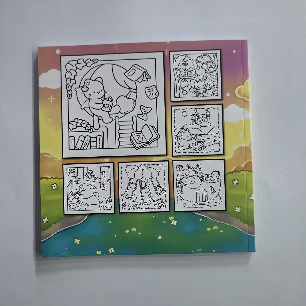 Little Friends Coloring Book - Fun & Simple Animal Designs for Stress Relief, Great for Teens & Adults