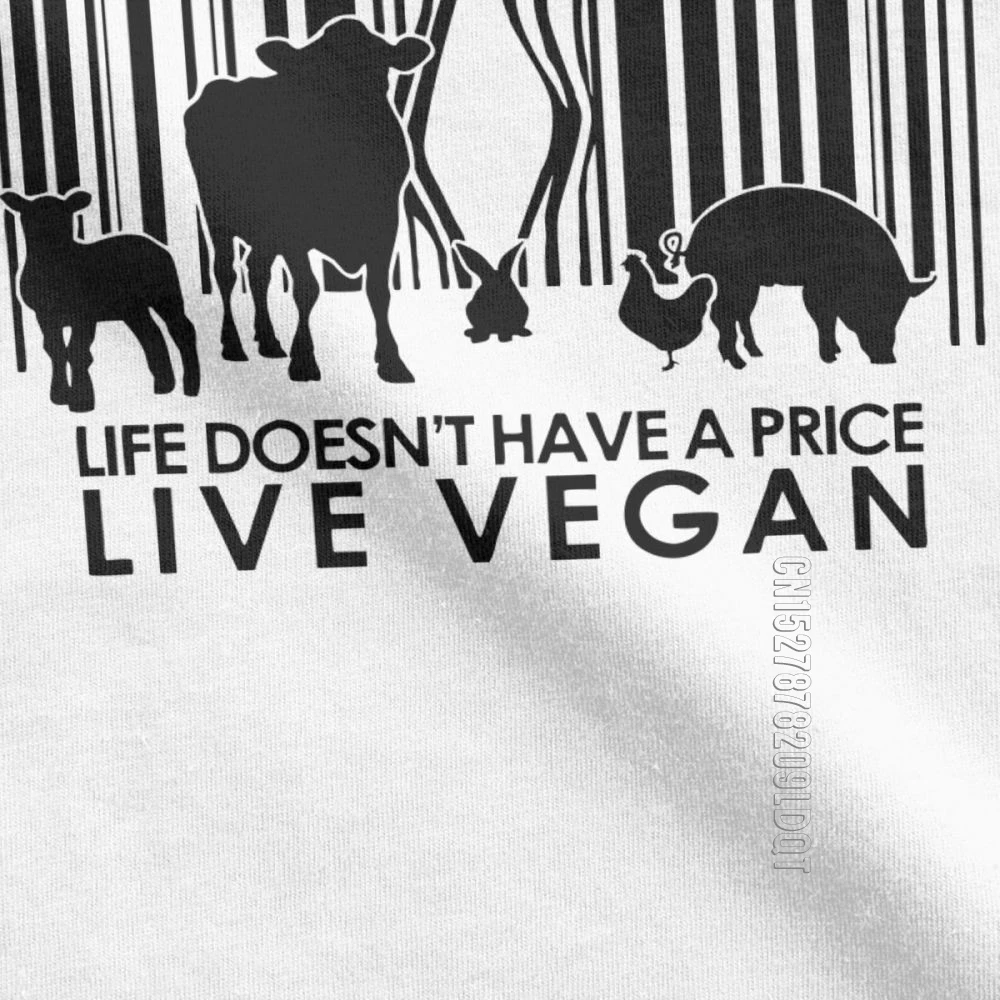 Vegan Tee Shirt Chic Animals Are Not Objects T Shirt Men Plus Size Tops Amazing T-Shirt O Neck Pure Cotton