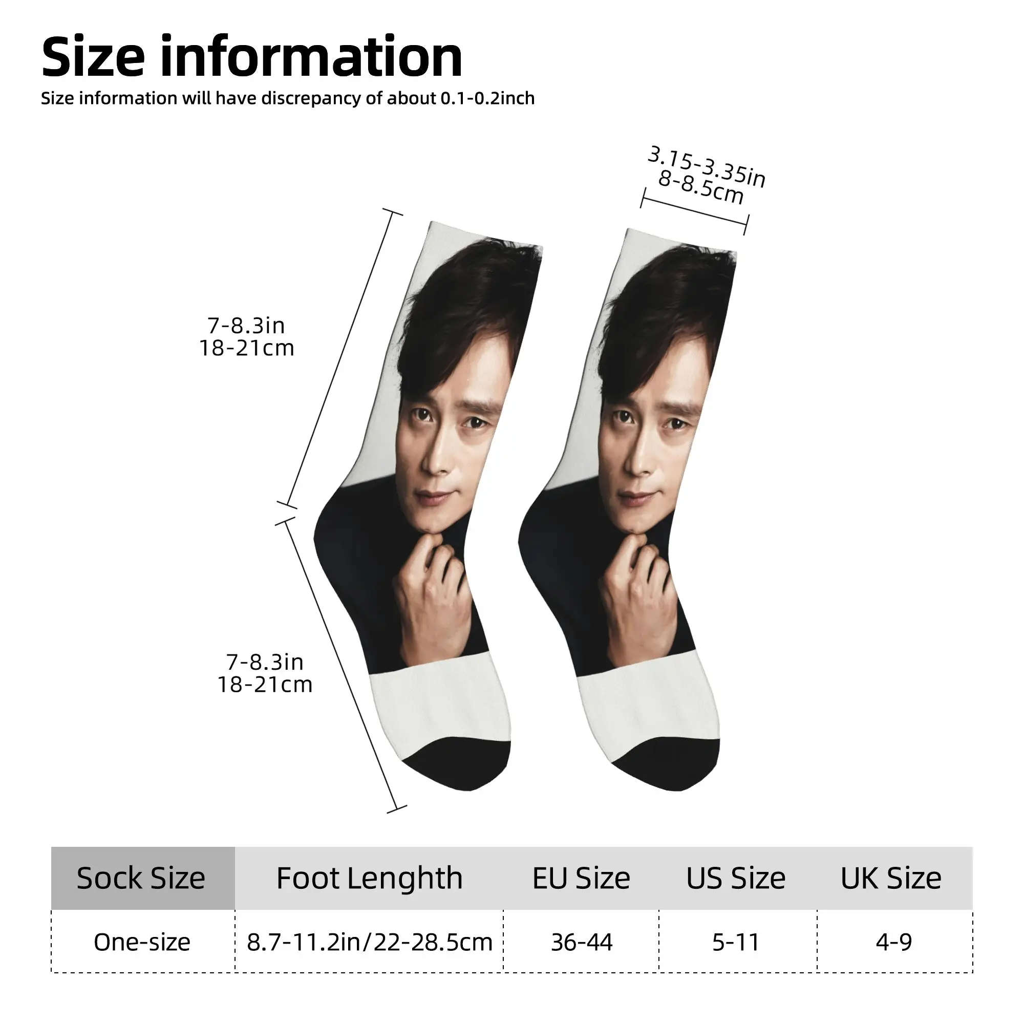 لي بيونغ هون جوارب الرجال الجوارب عالية الجودة الجوارب غير رسمية الربيع سكيت عدم الانزلاق جوارب مطبوعة هدية عيد ميلاد #5