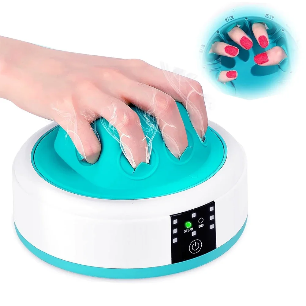

Steam Nail Polish Remover Electric Polishing Anti Acetone Immersion Bowl Gel Heating Cleanser Nail Enhancement Tool For Salon
