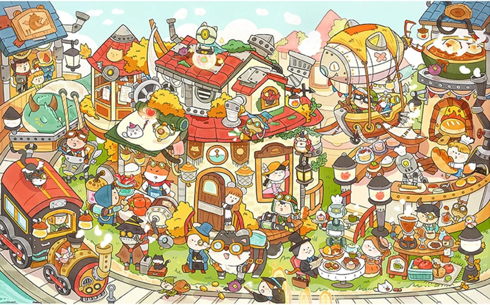 

300/500/520/1000 шт. деревянные пазлы для взрослых город волшебства мультяшные пазлы игры семейные забавные игрушки рождественские подарки