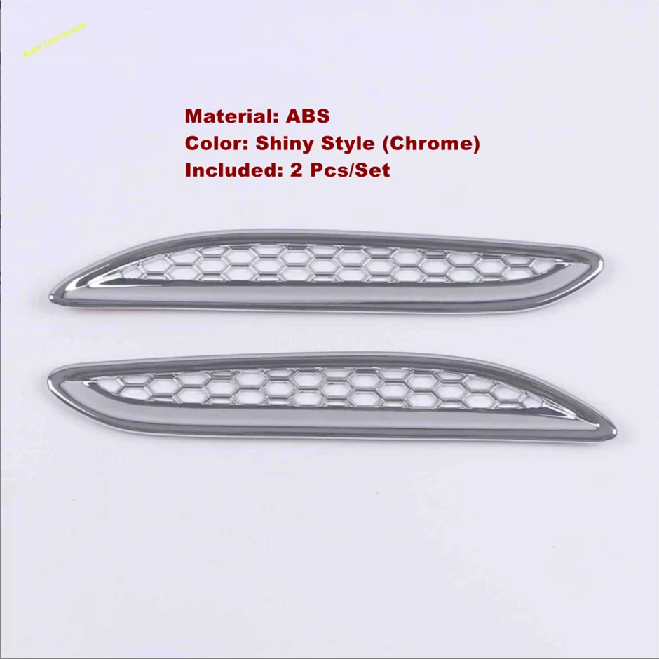 

ABS Chrome Black Front Bumper Fog Light Lamp Blade Decor Panel Cover Trim Fit For LEXUS NX 260 350h NX260 NX350h 2022 - 2025