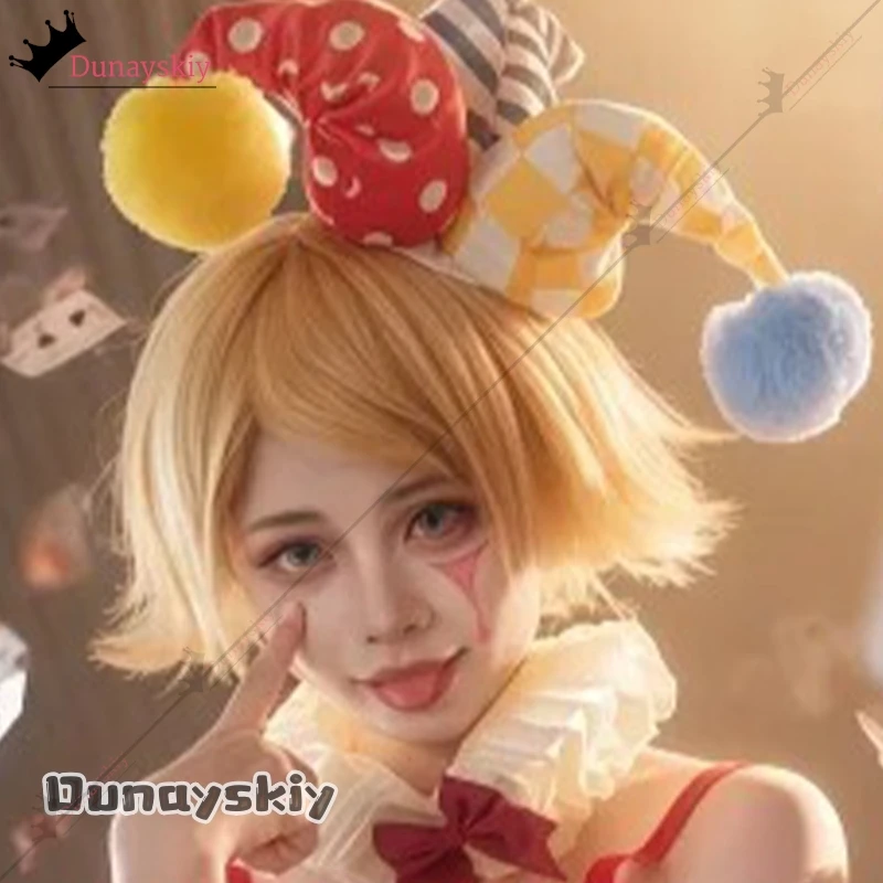 

Cosplay Canival Party Funny Clown Costume 48cm Magician Hat Props Cap Costume Decoration Funny Performance Hat Accessories