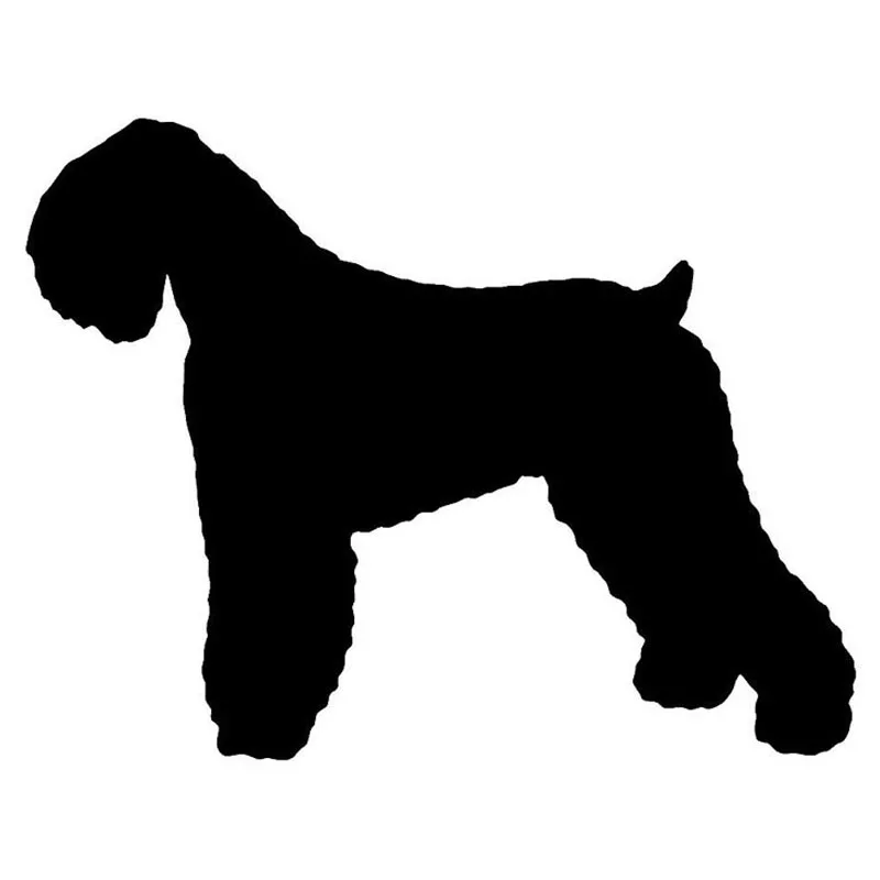 Car Sticker Russian Terrier Dog PVC Car Decoration Accessories Sticker Creative Waterproof Sunscreen Black/White,17cm*13cm