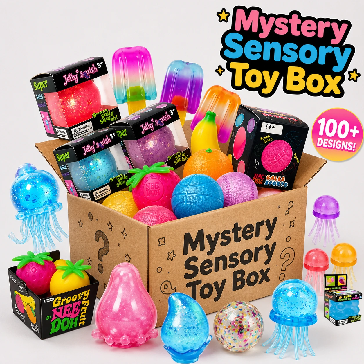 Random Slow Rising Squishy Set, Cheese Bun Dumpling Bread Bear Squeeze Toys, Sensory Stress Relief for Adults