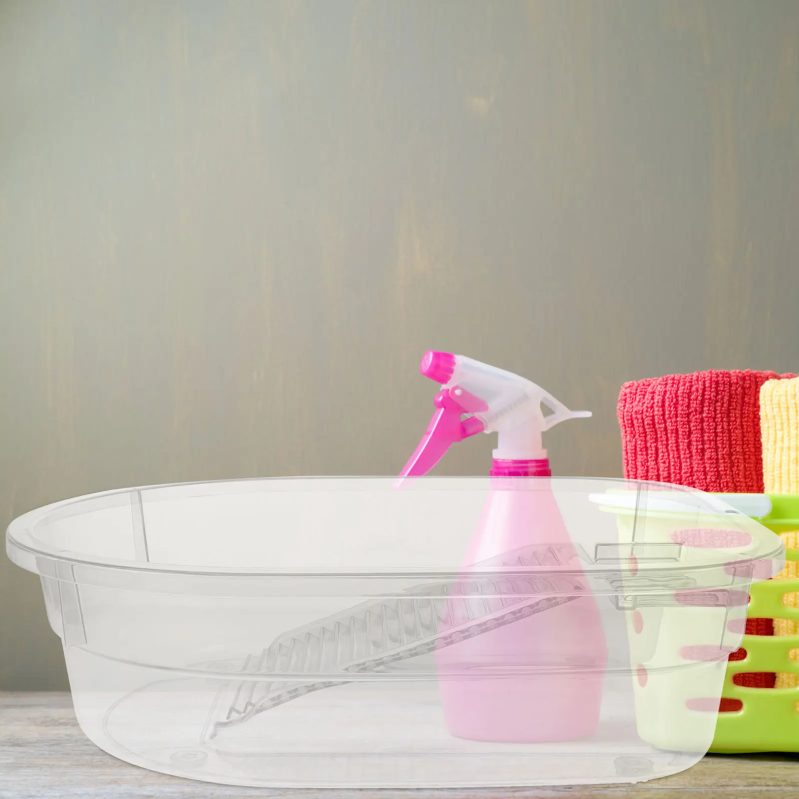 

Household Washing Hand Wash Baby Durable Pp Material Laundry Basin Home Dormitory Use Newborn Clothes Washboard Plastic