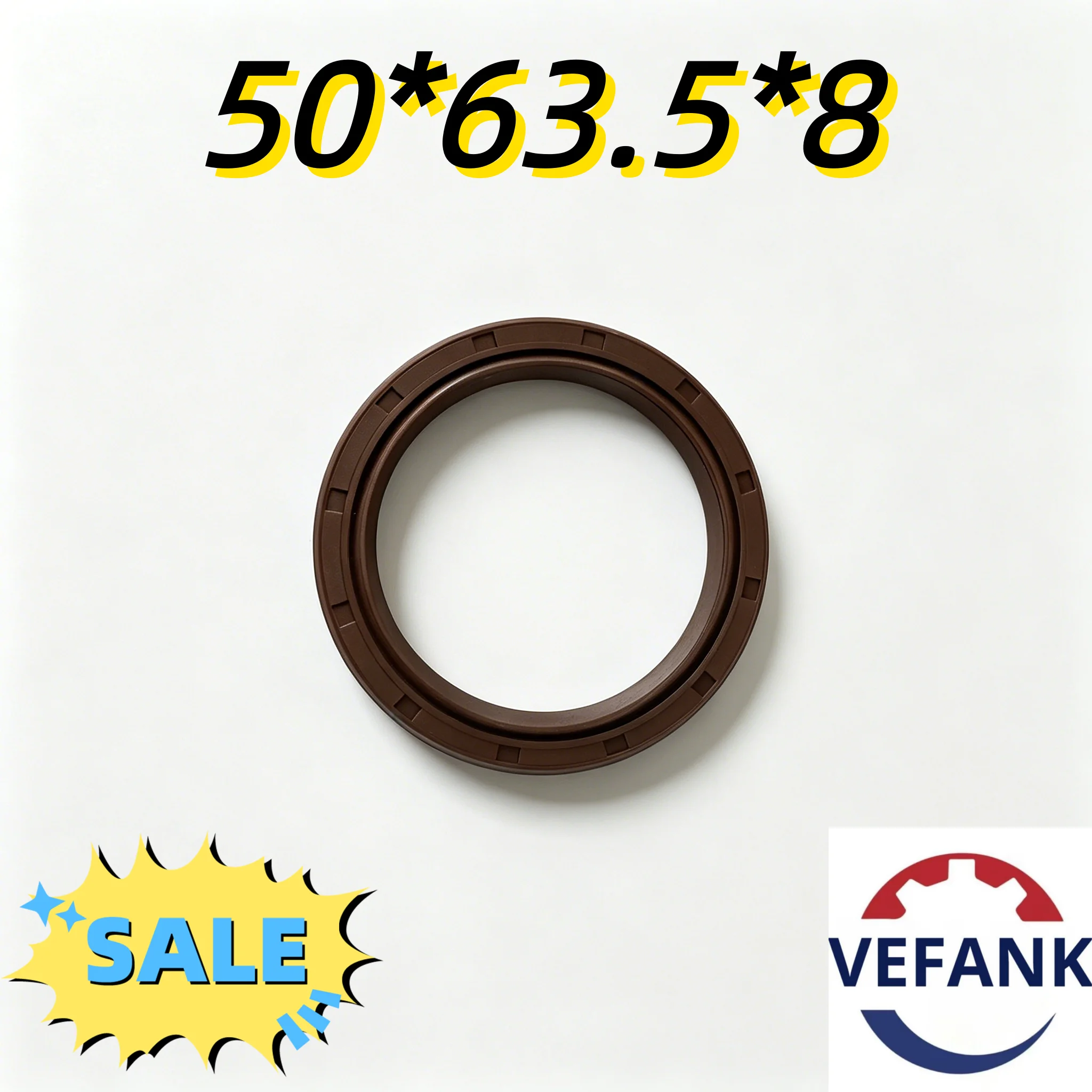 50*63.5* 8 Mm,Rear Cover Oil Seal,NBR, Brown,OEM: 8-97253552-1;BH6607E,High Quality,Factory Direct Sales