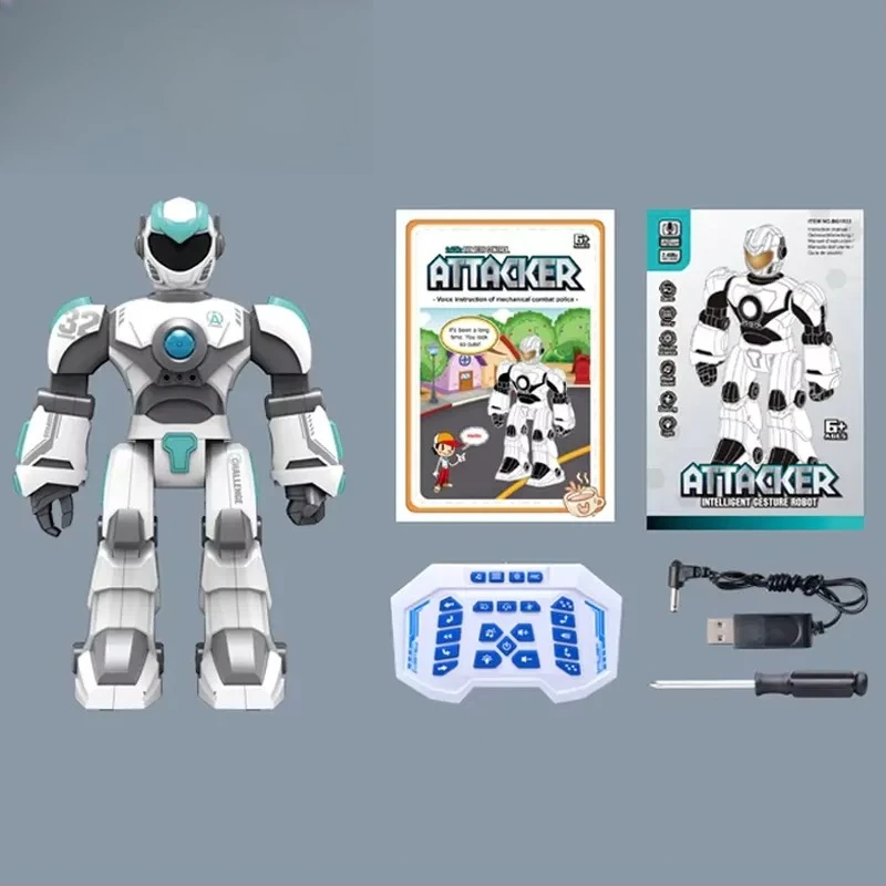 Smart Robot Toy Voice Activated Gesture Control Programmable Dancing RC Intelligent Educational Gift for Kids Boys Girls