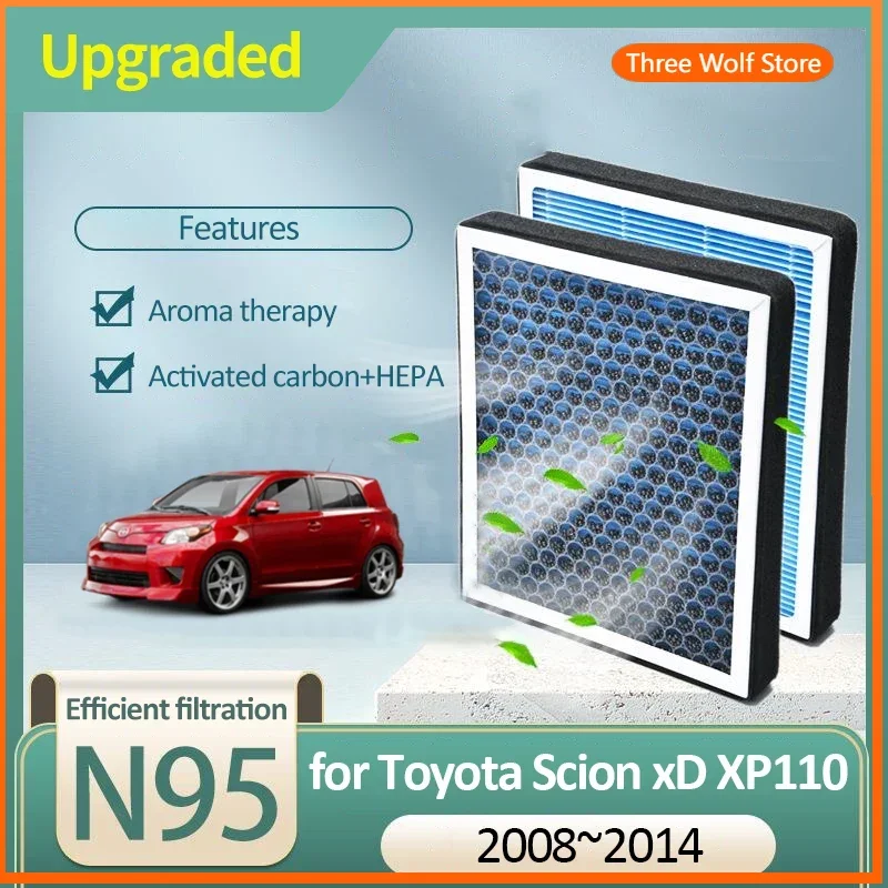 

Воздушный фильтр с активированным углем для Toyota Scion xD XP110 Ist Urban Cruiser 2008 2009 2010 2011 2012 2013 2014, аксессуары для транспортных средств
